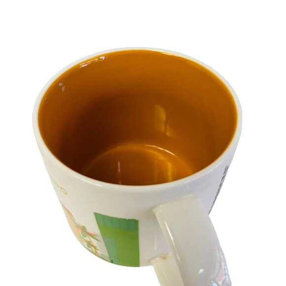 Starbucks You Are Here Collection Orlando Mug - Orange Interior - 14 Oz - Collec - Picture 2 of 8